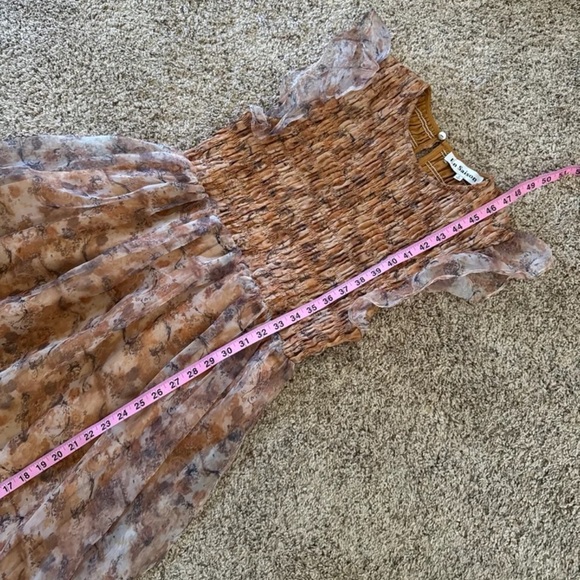 EN SAISON La Raque Midi Dress in Marigold Multi
size Small - Picture 12 of 12